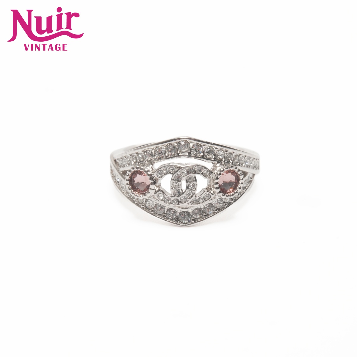 楽天市場】シャネル CHANEL ココマーク ラインストーン A12P リング