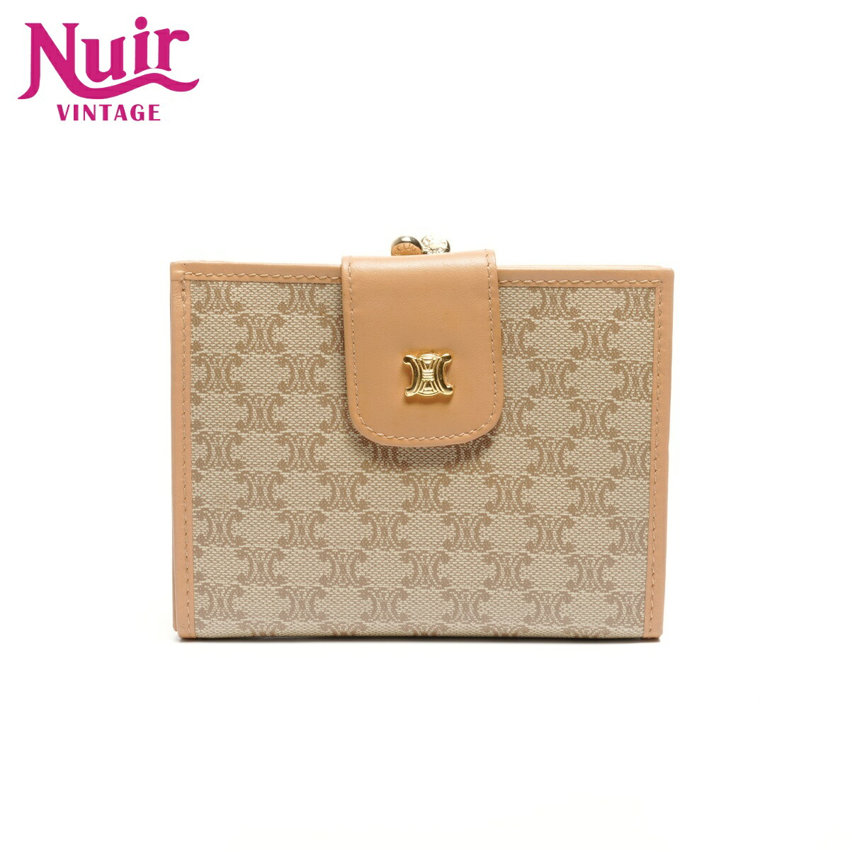 楽天市場】【CELINE】セリーヌ マカダム ニつ折り財布 PVC/レザー