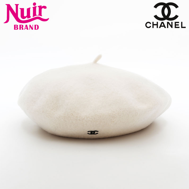 楽天市場】シャネル CHANEL ウール ココマーク カメリア ベレー帽