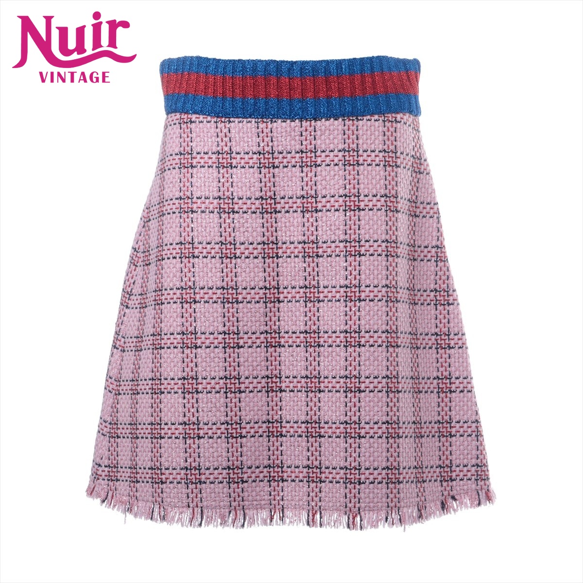 楽天市場】GUCCI グッチ スカート ウール ナイロン ツイード ベージュ