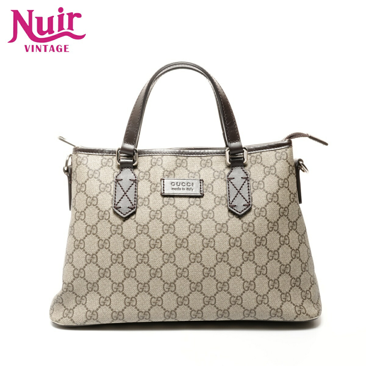 楽天市場】GUCCI グッチ GGスプリーム ハンドバッグ 2WAY ショルダー