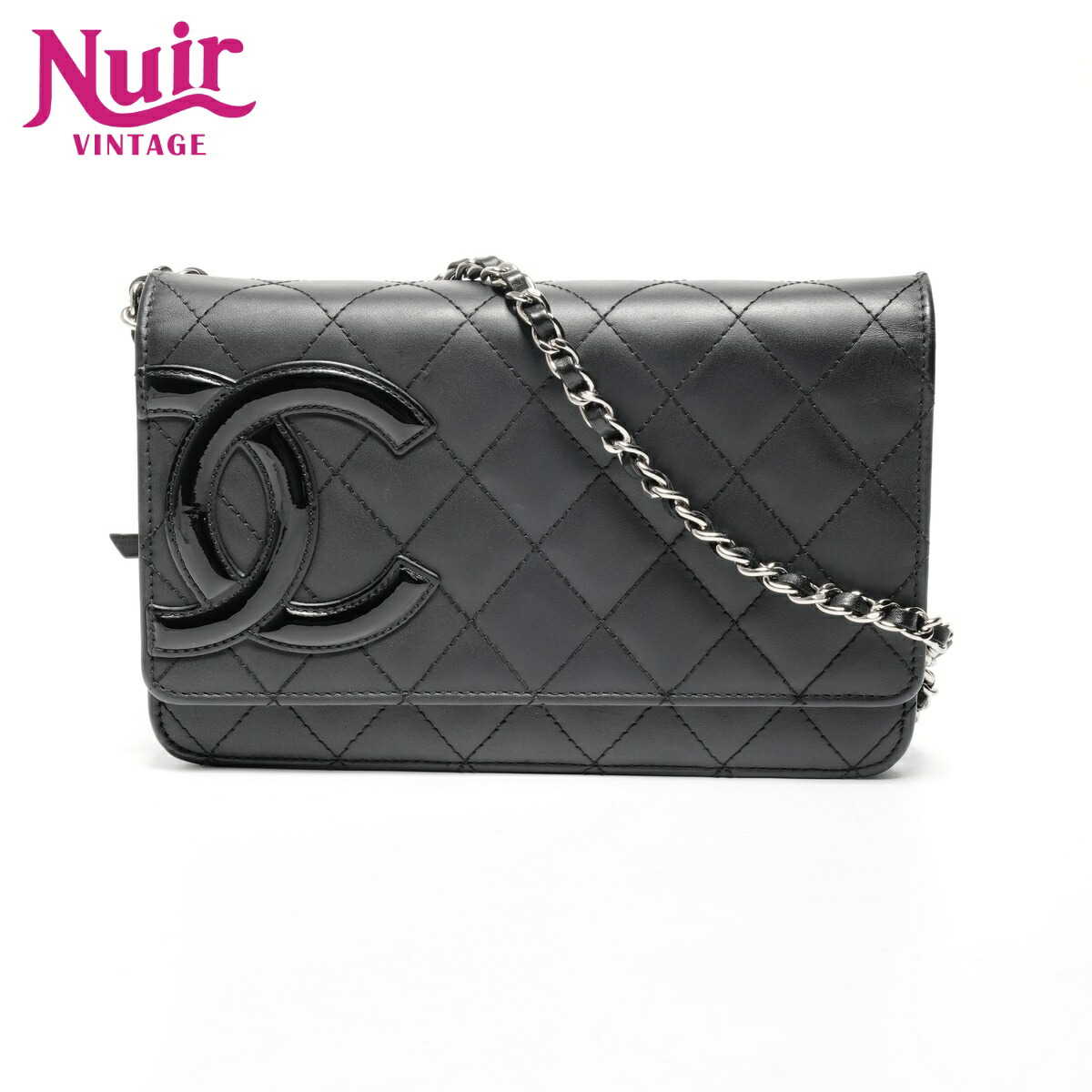 楽天市場】CHANEL シャネル カンボンライン チェーンウォレット