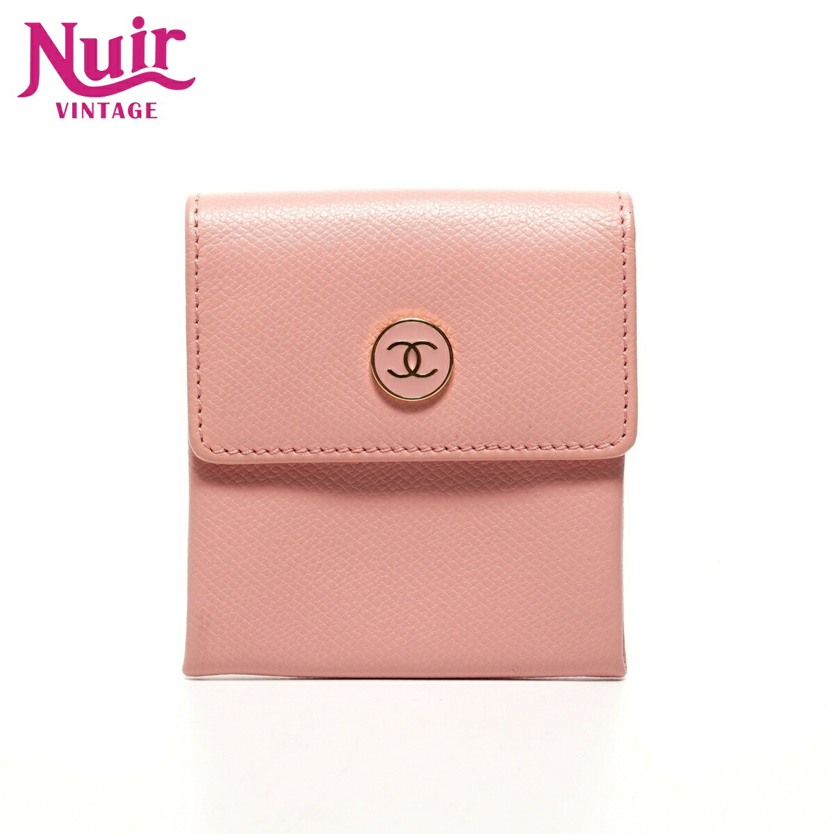 楽天市場】シャネル CHANEL ココボタン キャビアスキン レザー コイン