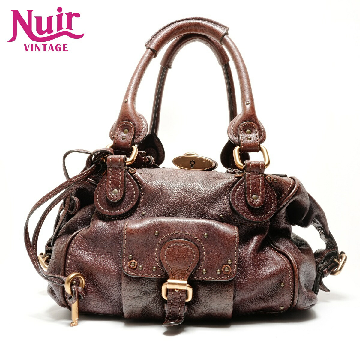 楽天市場】【バッグ】Chloe クロエ パディントン ミディアム