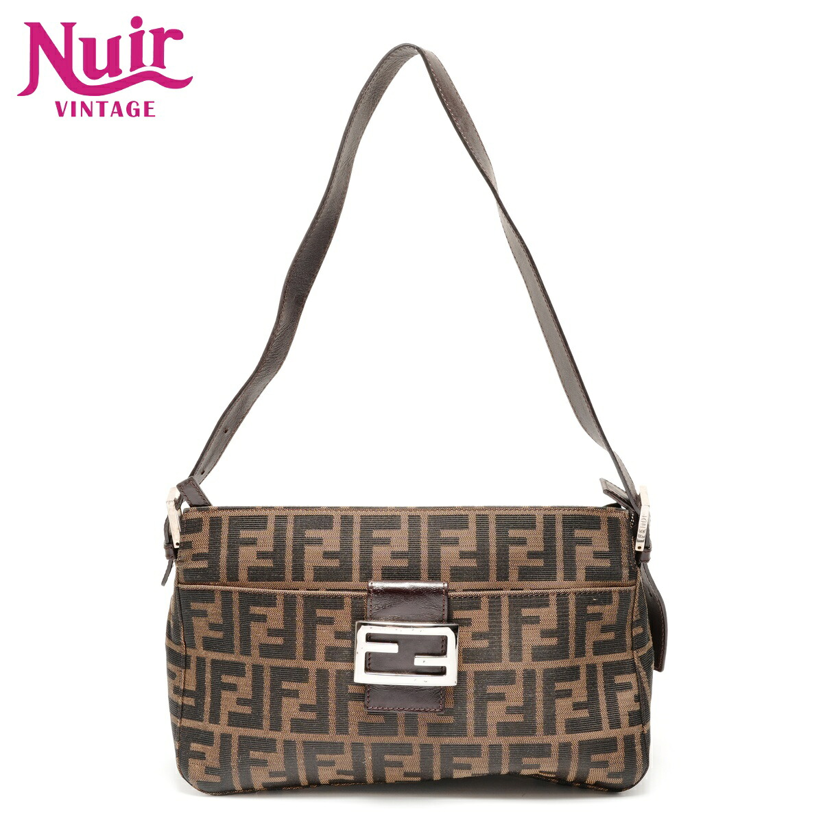フェンディ FENDI キャンバス マンマ ズッカ ショルダーバッグ ブラウン WS26458 【中古】｜NUIR VINTAGE 店