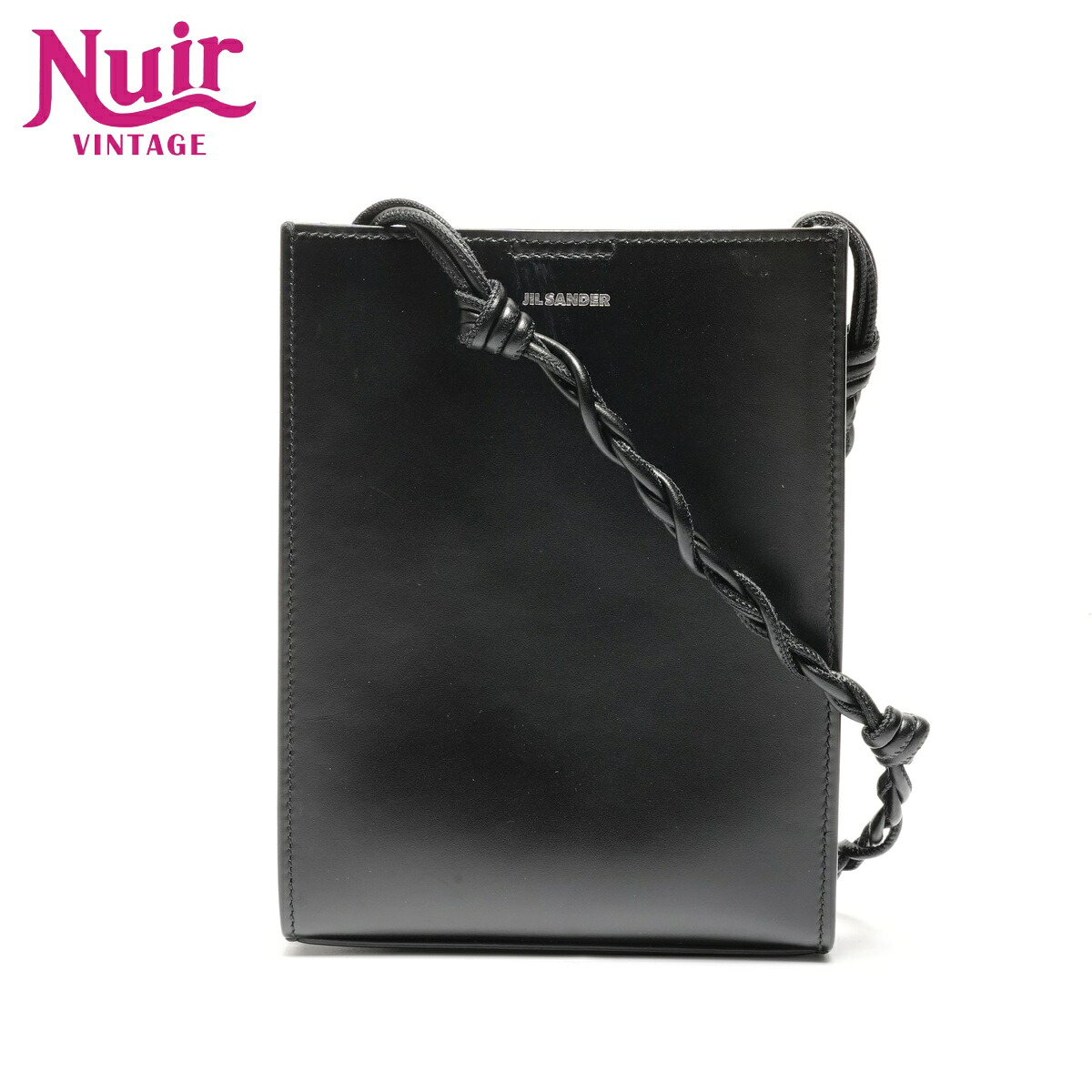【ポイント最大47.5倍 全商品10%OFF! 7/26 01:59まで】JIL SANDER ジル サンダー タングル レザー スモールショルダーバッグブラックWS26726【中古】|NUIR VINTAGE 店