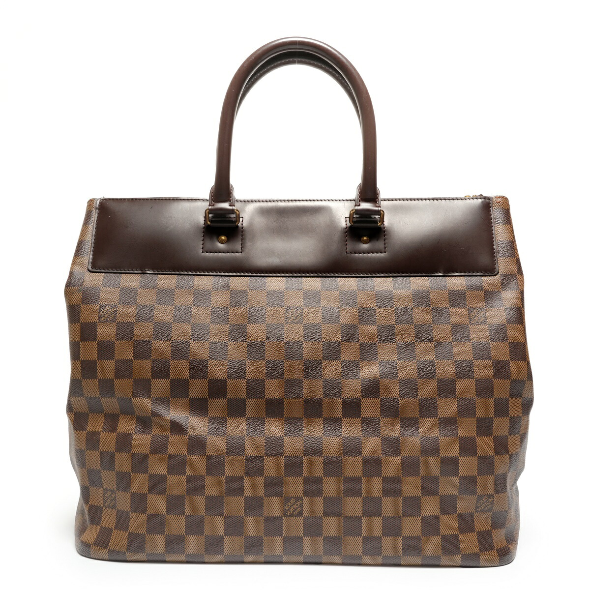 【ポイント最大47倍!全商品10%OFF!4/17 09:59まで】ルイ・ヴィトン LOUIS VUITTON 2005年製 ダミエ グリニッジ PM ボストンバッグ ブラウン WS27113 【中古】