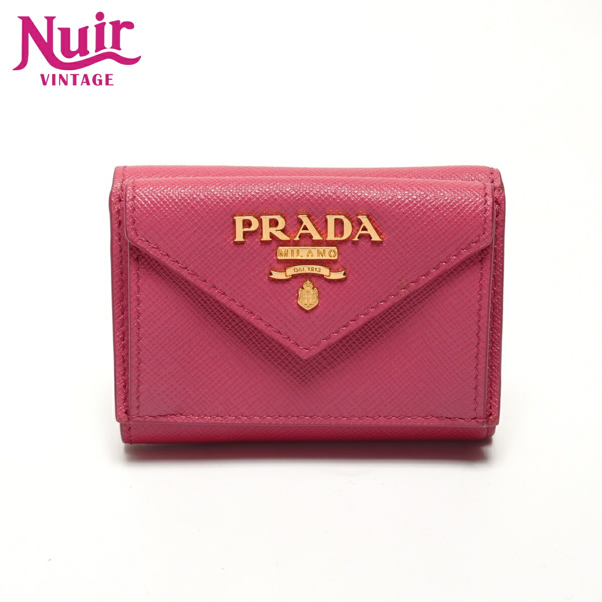 楽天市場】【美品】 PRADA （プラダ） ｻﾌｨｱｰﾉ ﾚｻﾞｰ ｺﾝﾊﾟｸﾄｳｫﾚｯﾄ ﾋﾟﾝｸ