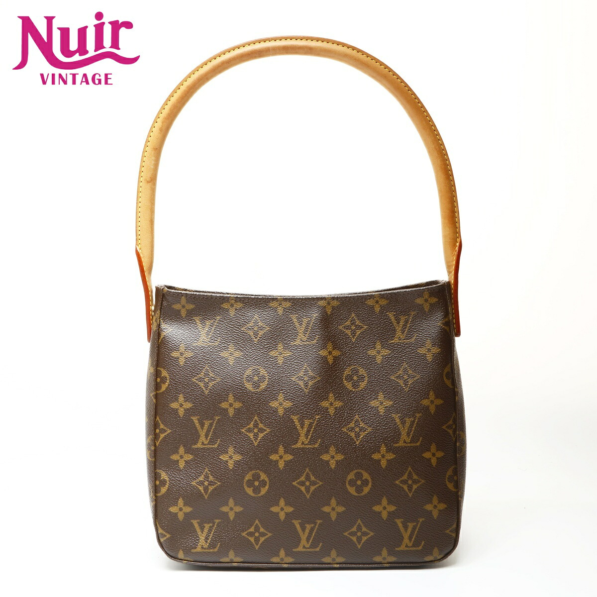 【ポイント最大47.5倍 全商品10%OFF! 7/26 01:59まで】ルイ・ヴィトンLOUIS VUITTON2003年製 モノグラム ルーピングMMショルダーバッグブラウンWS27518【中古】｜NUIR VINTAGE 店