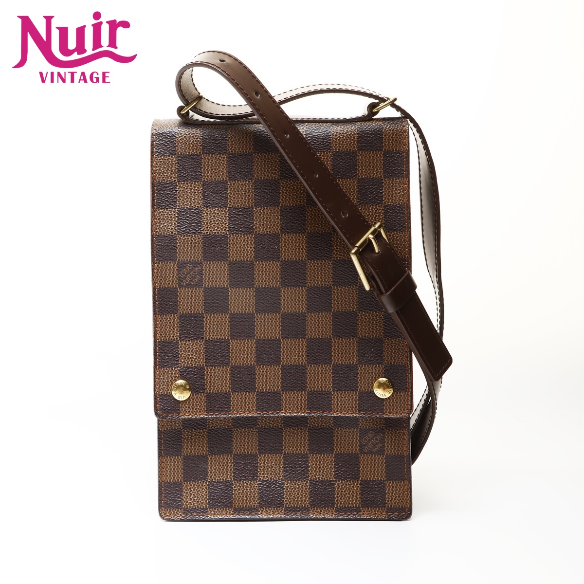 ルイ・ヴィトン LOUIS VUITTON 2001年製 ポートベロー ショルダーバッグ ブラウン WS27522 【中古】