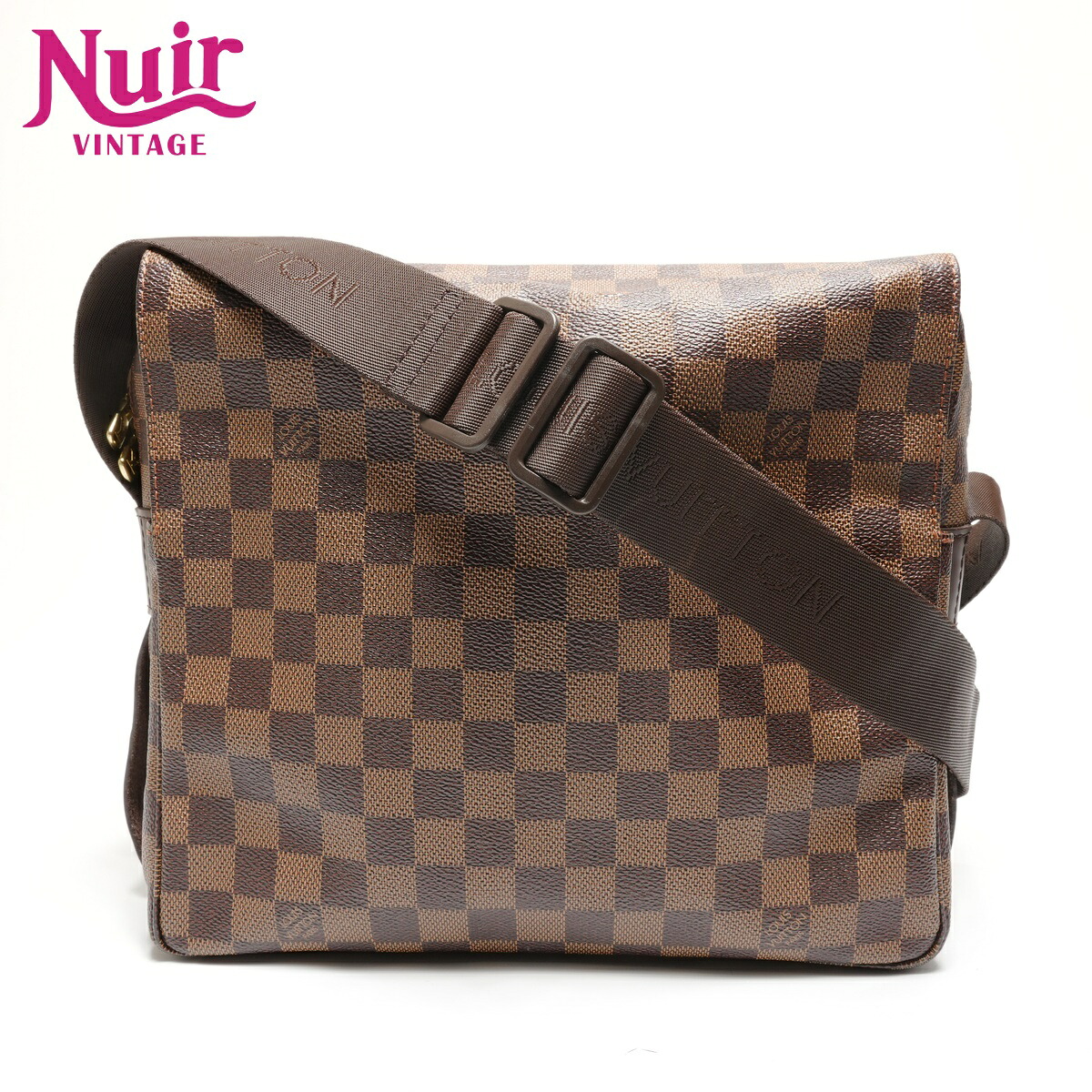 ルイ・ヴィトン LOUIS VUITTON ダミエ ナヴィグリオ 2005年製 ショルダーバッグ ブラウン WS27774 【中古】