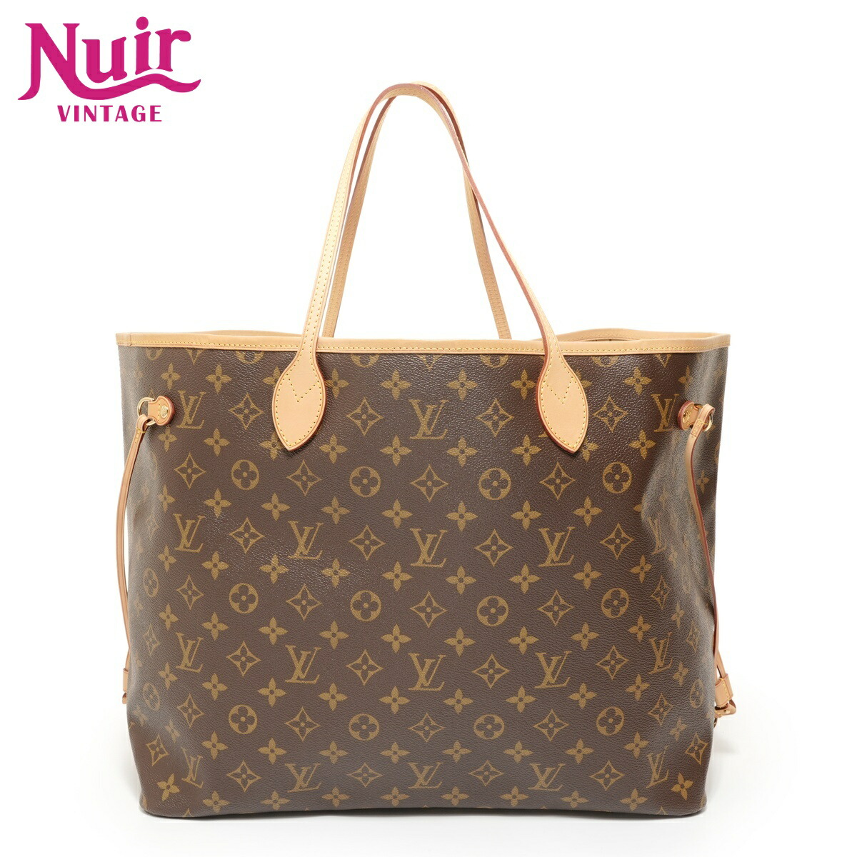 ルイ・ヴィトン LOUIS VUITTON 2012年製 ネヴァーフル GM モノグラム トートバッグ ブラウン WS27552 【中古】