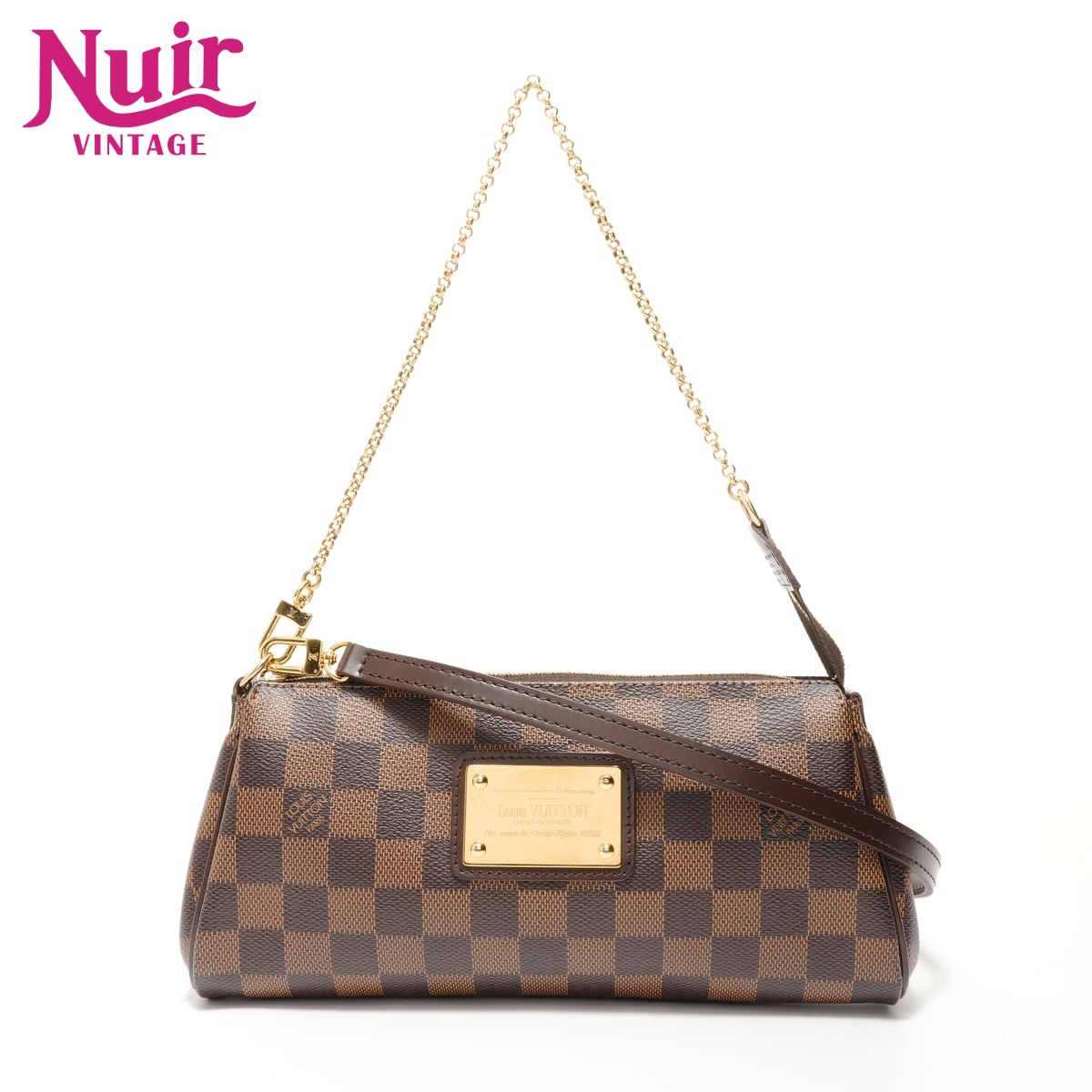 ルイ・ヴィトン LOUIS VUITTON ダミエ アズール エヴァ 2012年製 ショルダーバッグ ブラウン WS28064 【中古】