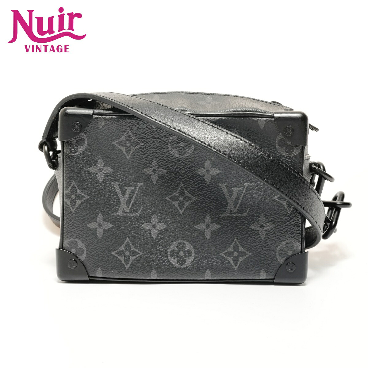 ルイ・ヴィトン LOUIS VUITTON モノグラム エクリプス ミニ ソフトトランク ショルダーバッグ ブラック WS28084 【中古】