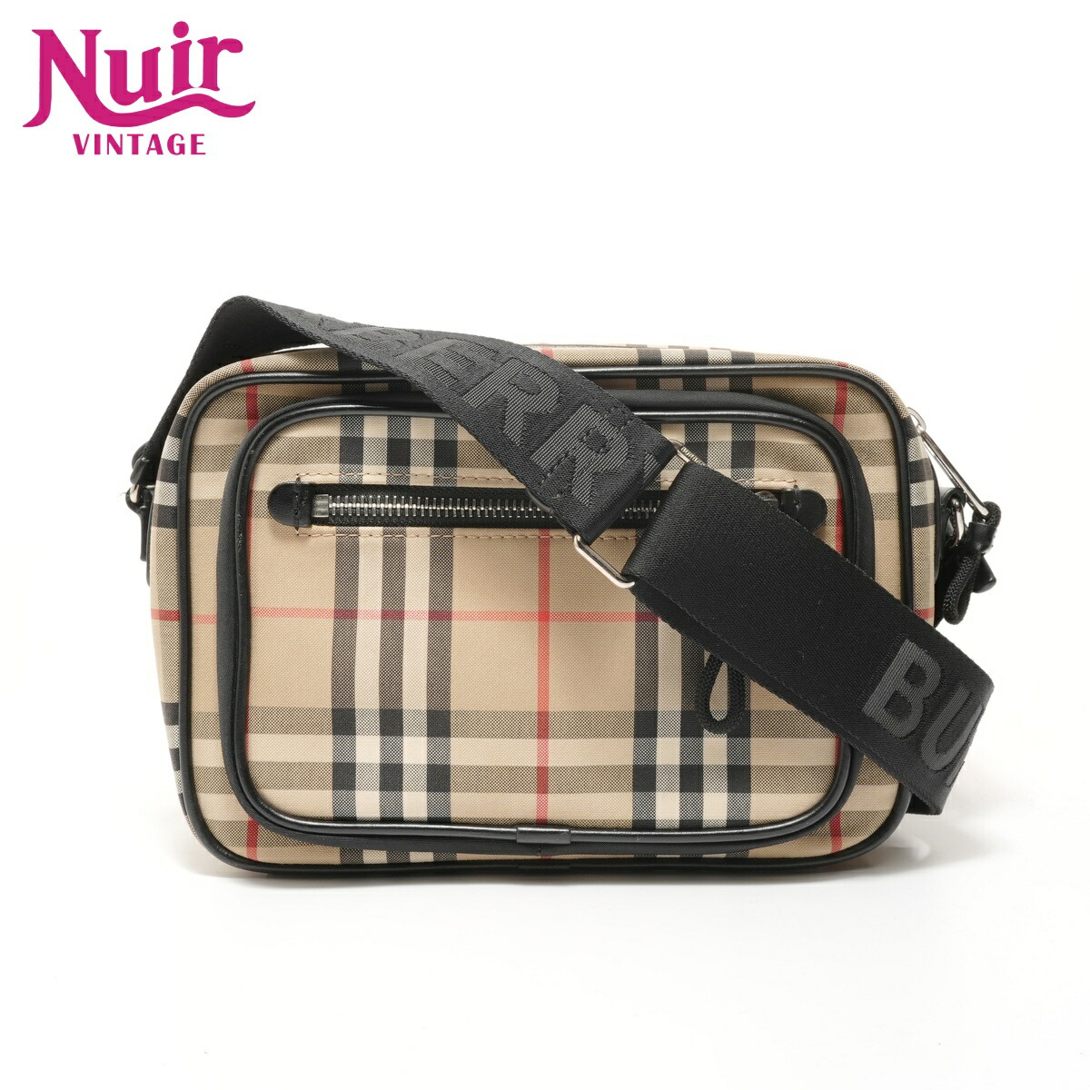 バーバリー BURBERRY ノバチェック ショルダーバッグ ベージュ WS28151 【中古】
