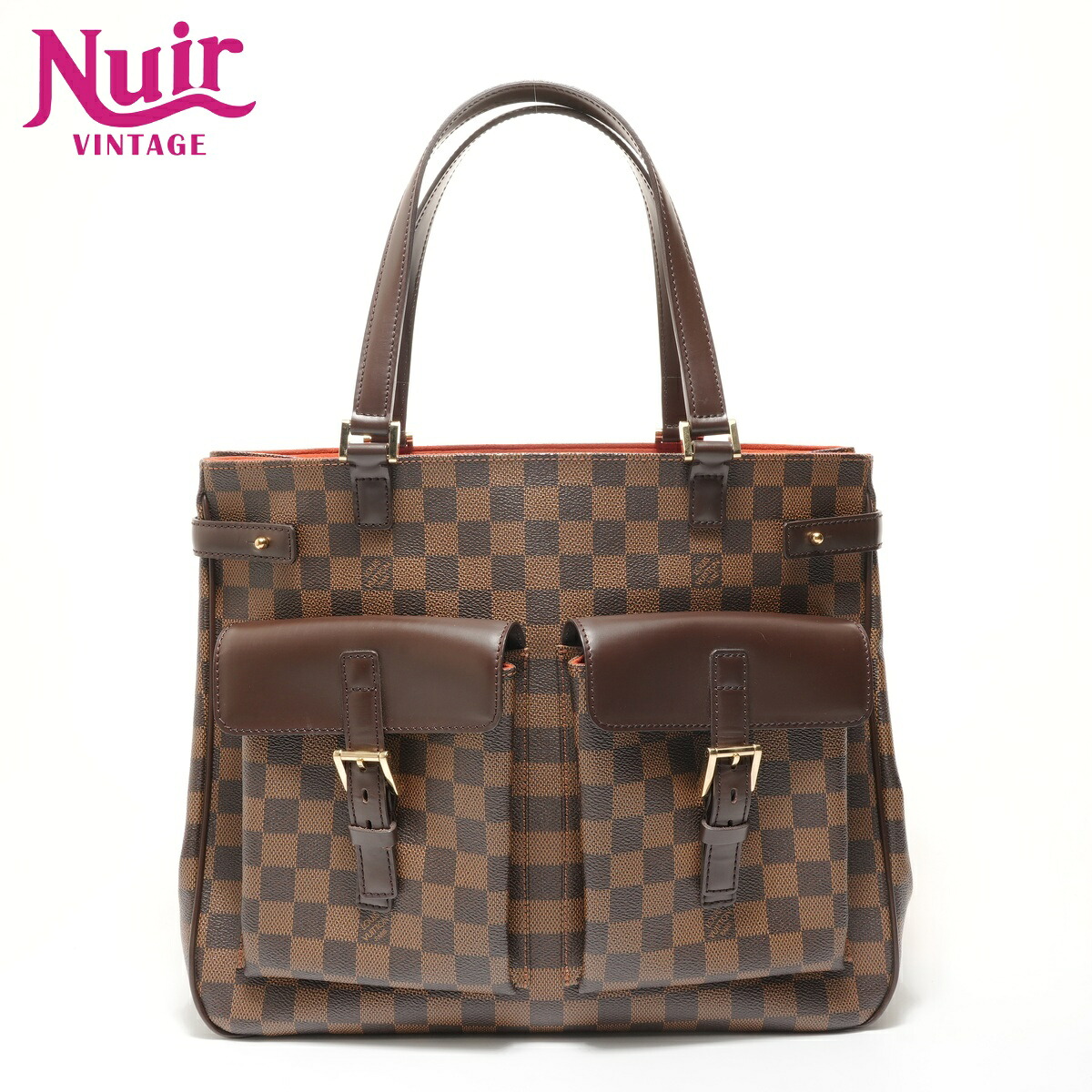 ルイ・ヴィトン LOUIS VUITTON 2004年製 ユゼス ダミエ トートバッグ ブラウン WS28174 【中古】