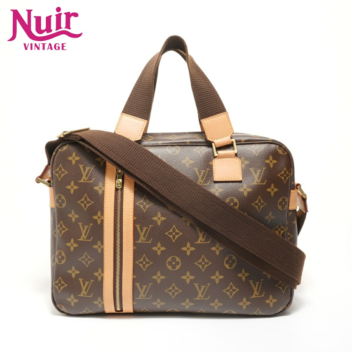 ルイ・ヴィトン LOUIS VUITTON 2007年製 サック ボスフォール モノグラム ハンドバッグ ブラウン WS28177 【中古】