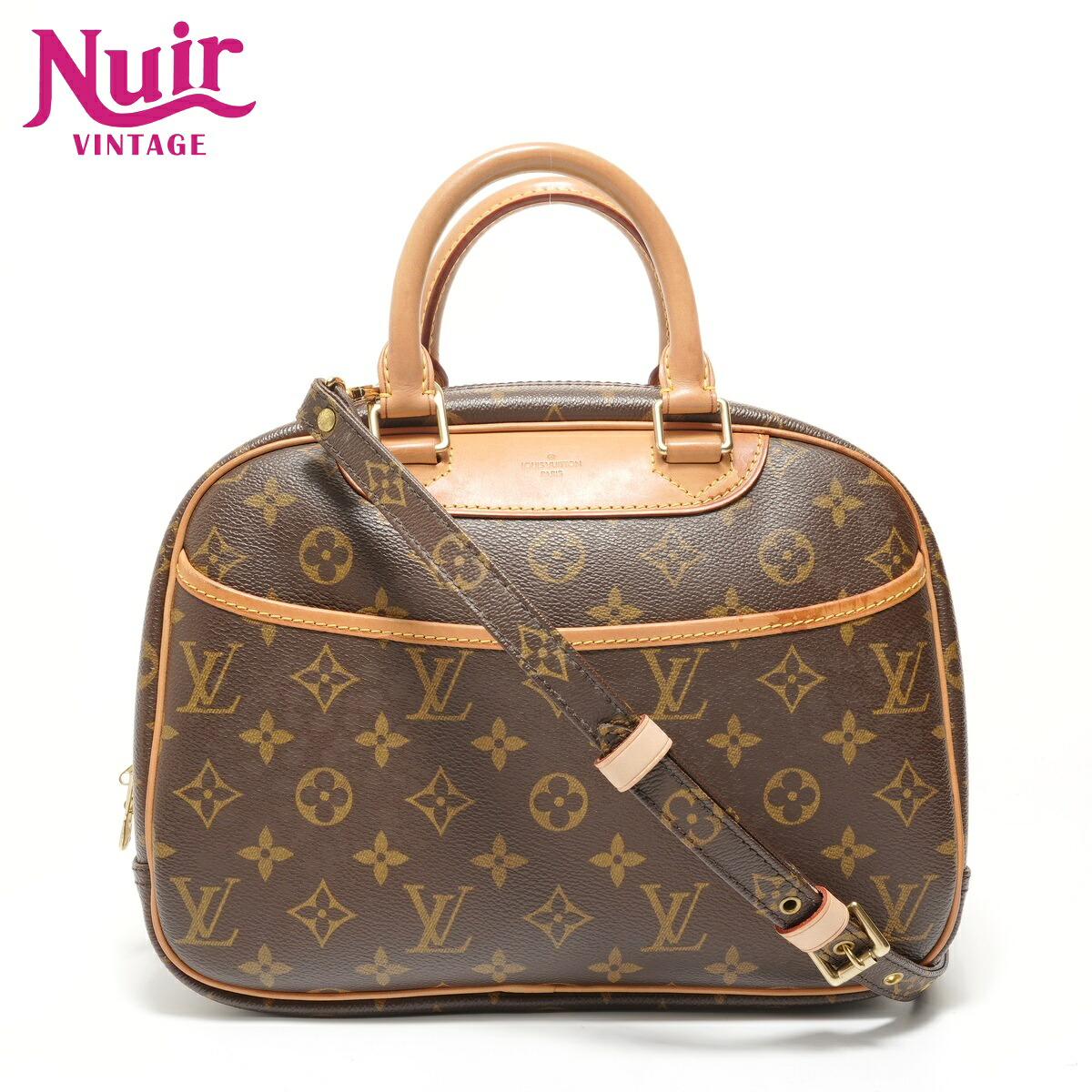 【ポイント最大47.5倍 全商品10%OFF! 7/26 01:59まで】ルイ・ヴィトンLOUIS VUITTON2004年製 トゥルーヴィル モノグラムハンドバッグブラウンWS28557【中古】|NUIR VINTAGE 店