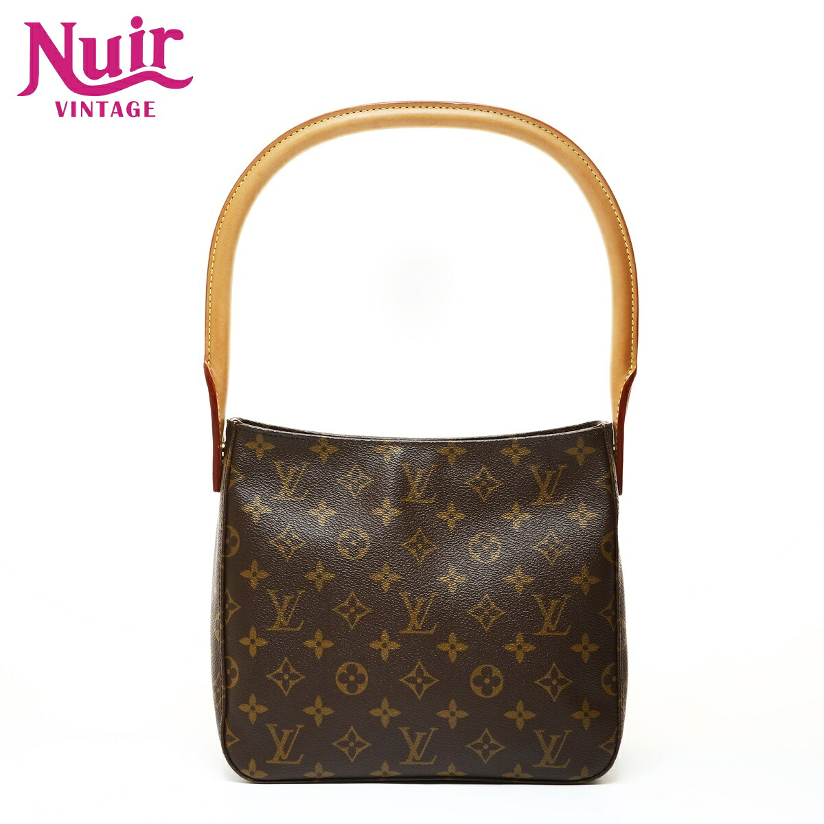 【ポイント最大47.5倍 全商品10%OFF! 7/26 01:59まで】ルイ・ヴィトンLOUIS VUITTON2001年製 モノグラム ルーピングMMショルダーバッグブラウンWS28629【中古】｜NUIR VINTAGE 店 92,400円