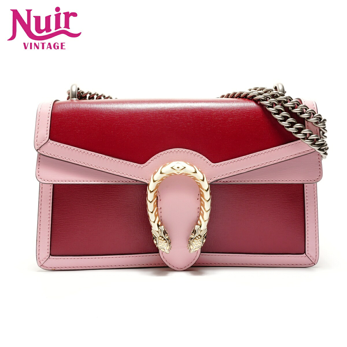 【ポイント最大47.5倍 全商品10%OFF! 7/26 01:59まで】グッチGUCCIディオニュソス バイカラーショルダーバッグレッドWS28888【中古】｜NUIR VINTAGE 店