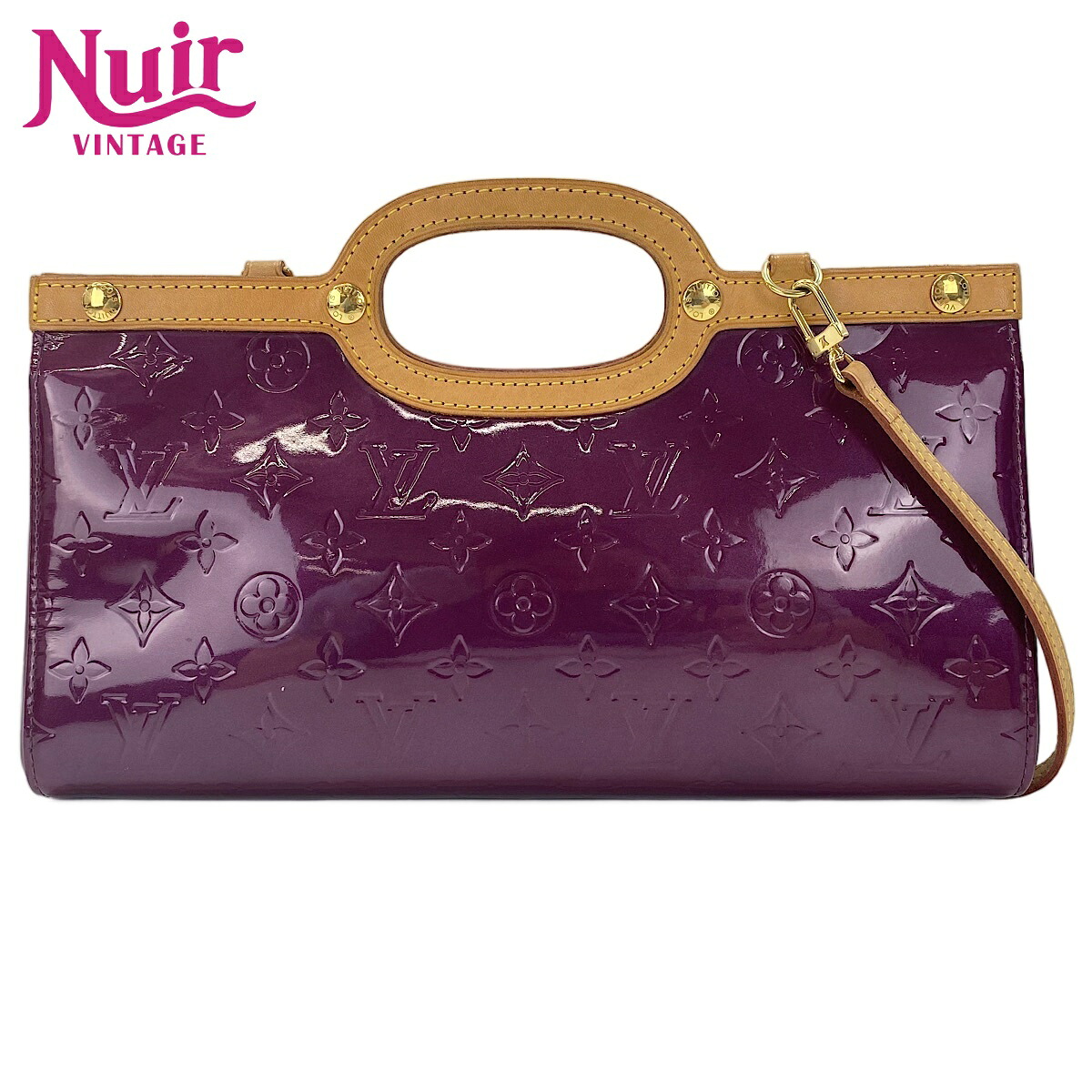 【ポイント最大47.5倍 全商品10%OFF! 7/26 01:59まで】ルイ・ヴィトンLOUIS VUITTONヴェルニ ロクスバリードライブハンドバッグパープルWS30378【中古】｜NUIR VINTAGE 店