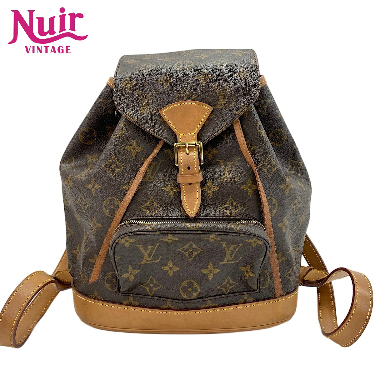 ルイ・ヴィトン LOUIS VUITTON モノグラム モンスリ MM リュック・デイパック ブラウン WS30401 【中古】｜NUIR VINTAGE 店