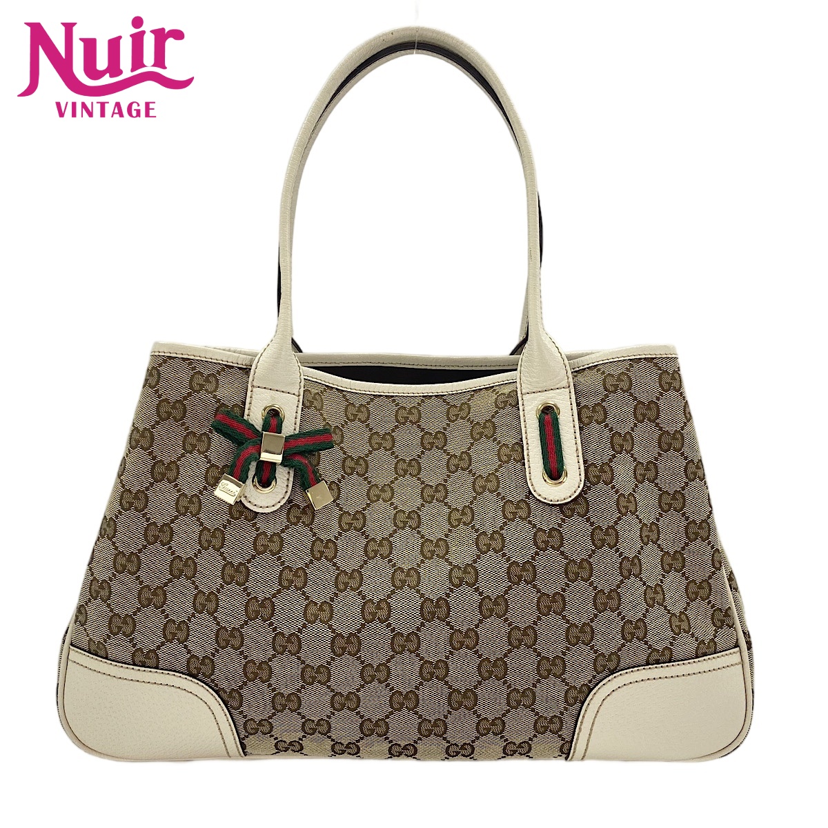 【ポイント最大47.5倍 全商品10%OFF! 7/26 01:59まで】グッチGUCCIGGキャンバス プリンシーショルダーバッグベージュWS30616【中古】|NUIR VINTAGE 店
