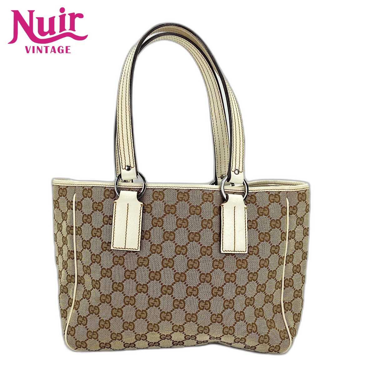 グッチ GUCCI トートバッグ ベージュ WS30761 【中古】｜NUIR VINTAGE 店