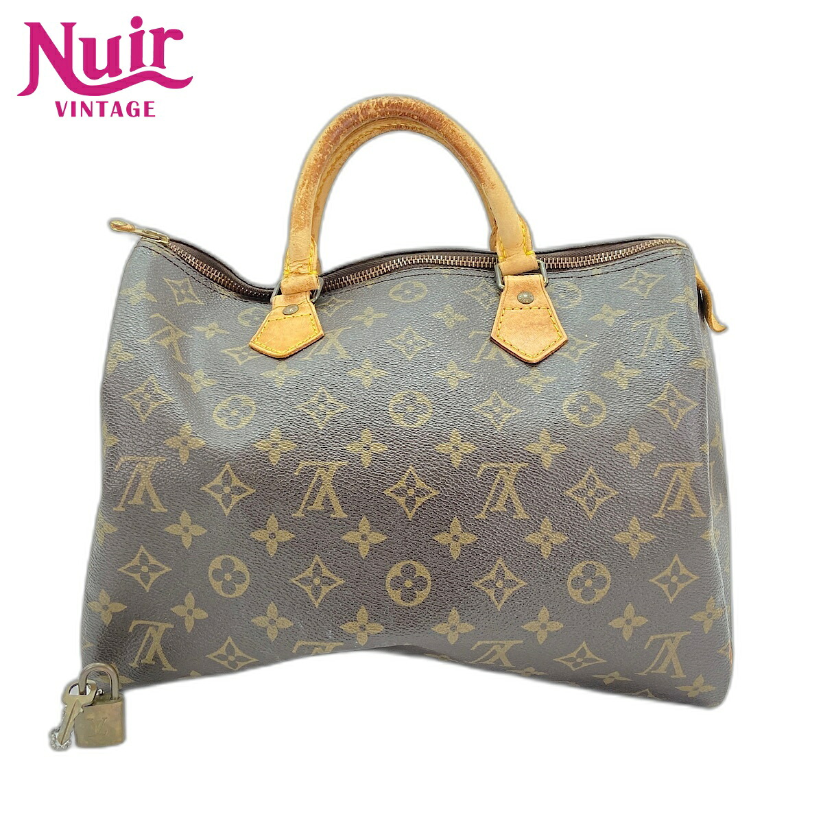 【ポイント最大47.5倍 全商品10%OFF! 7/26 01:59まで】ルイ・ヴィトンLOUIS VUITTONスピーディ 30ハンドバッグブラウンWS30780【中古】|NUIR VINTAGE 店