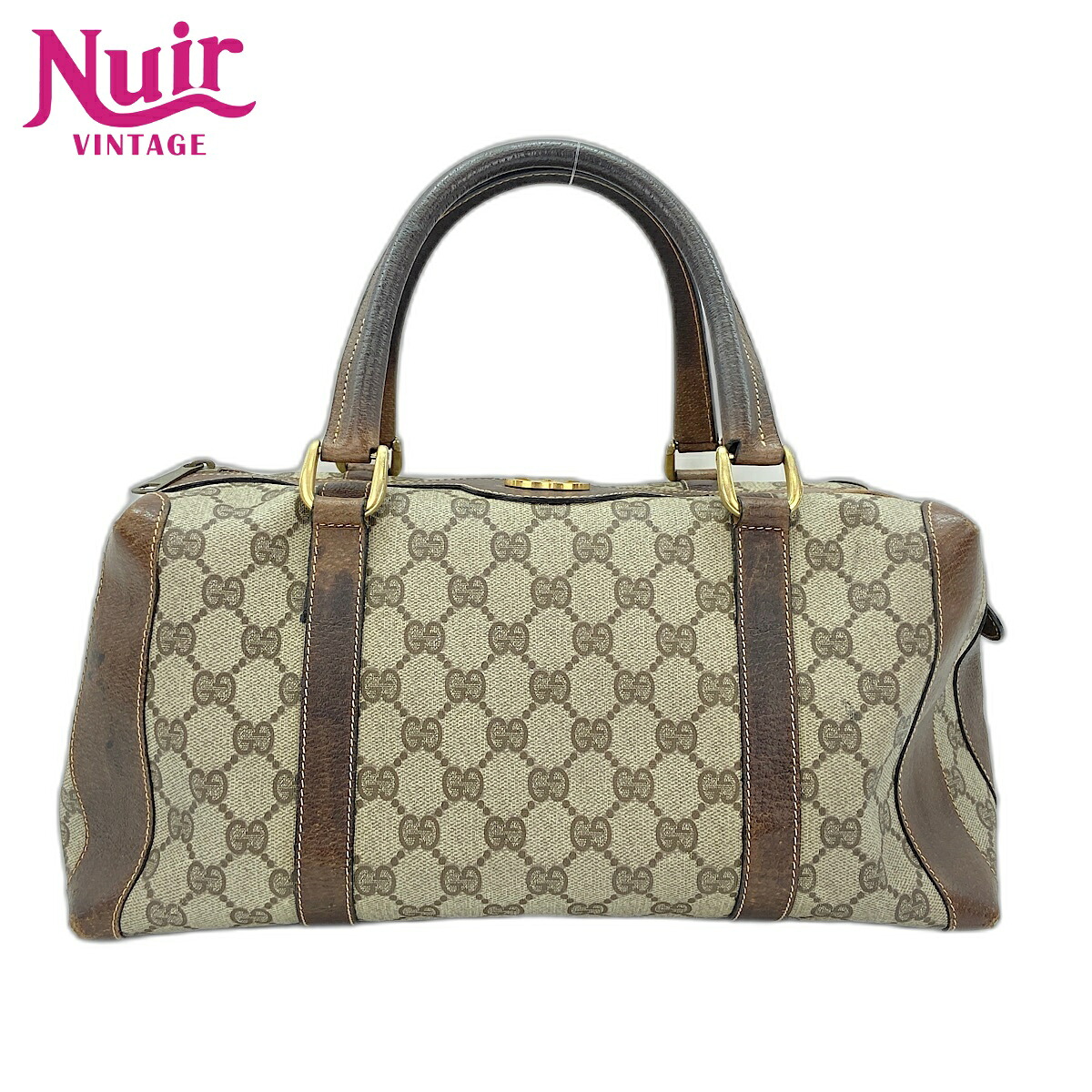 【ポイント最大47.5倍 全商品10%OFF! 7/26 01:59まで】グッチGUCCIボストンバッグブラウンWS30782【中古】|NUIR VINTAGE 店