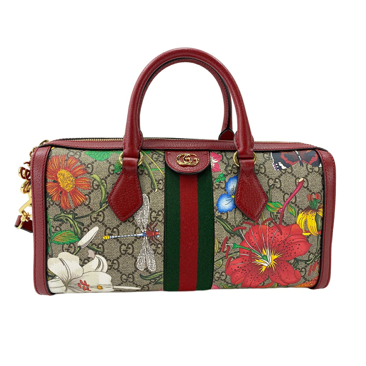 グッチ GUCCI レザー 2WAYオフィディア GGフローラ ハンドバッグ ベージュ WS31716 【中古】｜NUIR VINTAGE 店