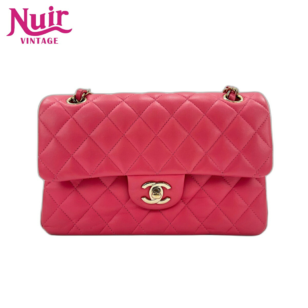 【ポイント最大47.5倍 全商品10%OFF! 7/26 01:59まで】シャネルCHANELマトラッセ ダブルフラップショルダーバッグラムスキンピンクWS33115【中古】｜NUIR VINTAGE 店