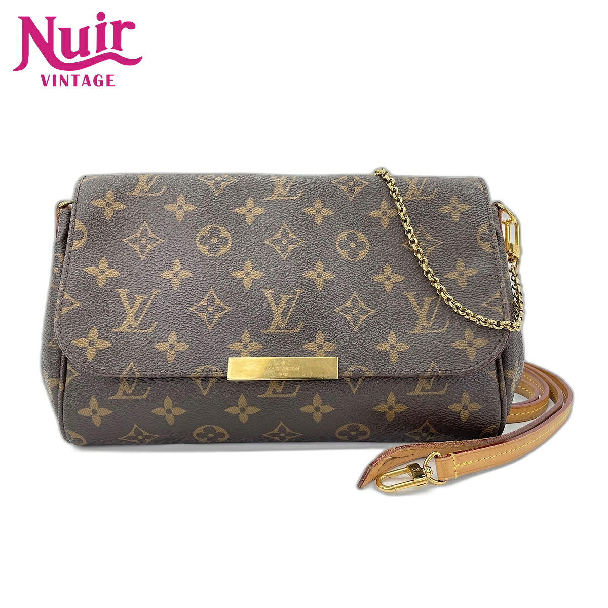 【ポイント最大47.5倍 全商品10%OFF! 7/26 01:59まで】ルイ・ヴィトンLOUIS VUITTONフェイボリットショルダーバッグブラウンWS33165【中古】|NUIR VINTAGE 店