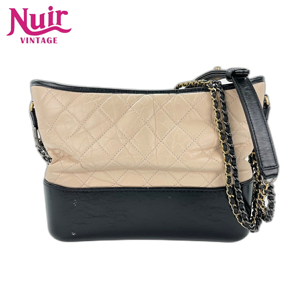 シャネル CHANEL ガブリエル・ドゥ ショルダーバッグ レザー ベージュ WS33320 【中古】｜NUIR VINTAGE 店 108,900円