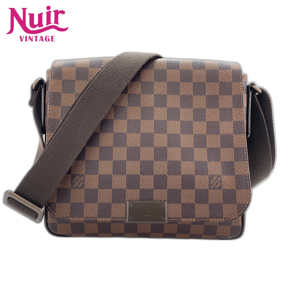 【ポイント最大47.5倍 全商品10%OFF! 7/26 01:59まで】ルイ・ヴィトンLOUIS VUITTONディストリクト PMショルダーバッグブラウンWS32831【中古】｜NUIR VINTAGE 店