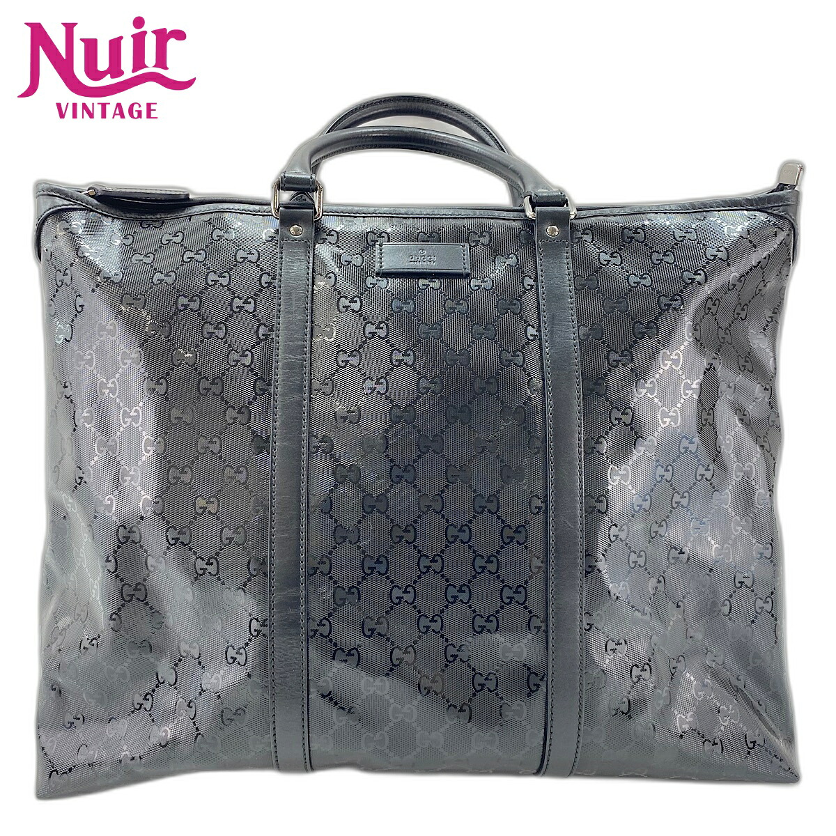【ポイント最大47.5倍 全商品10%OFF! 7/26 01:59まで】グッチGUCCIボストンバッグブラックWS32876【中古】｜NUIR VINTAGE 店