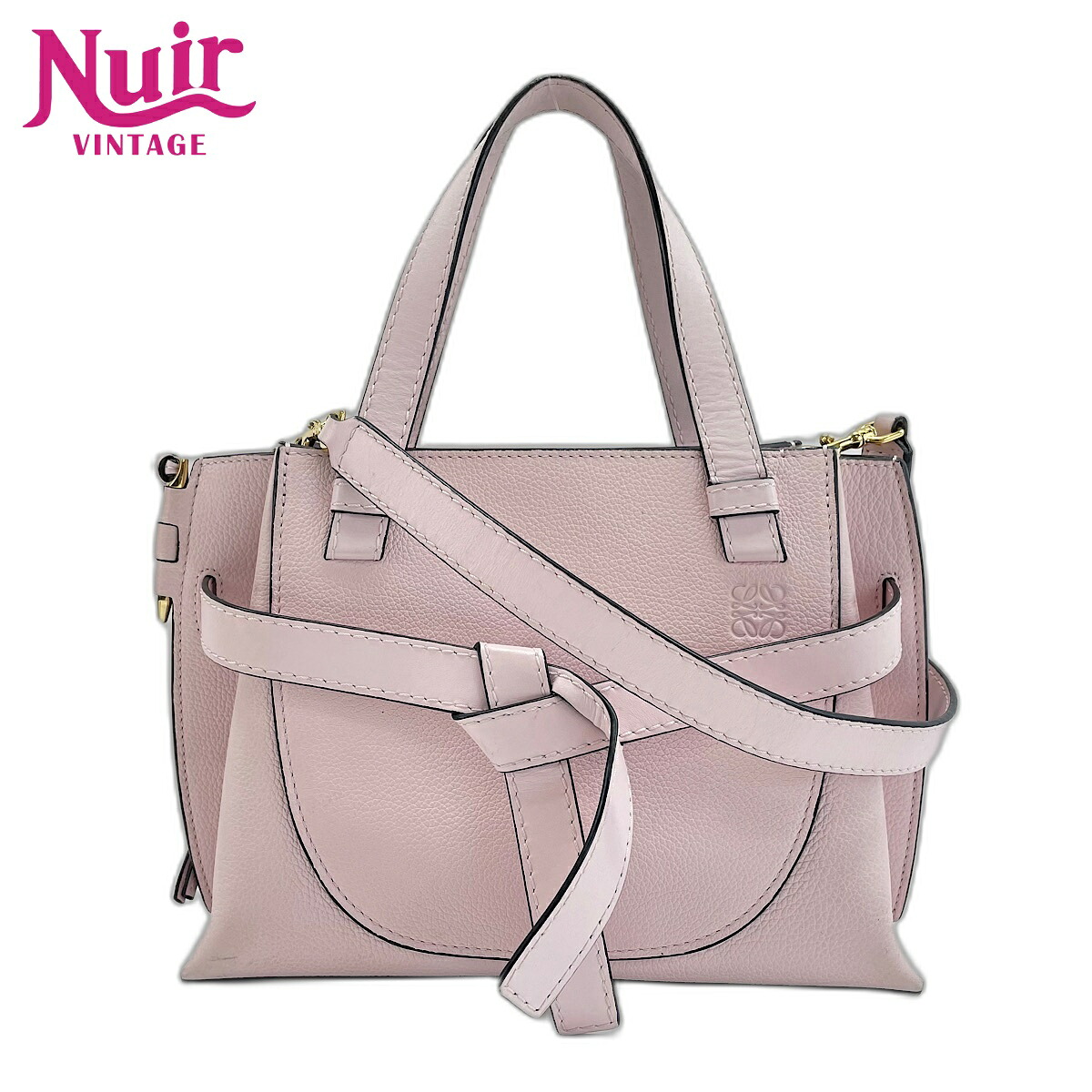 【ポイント最大47.5倍 全商品10%OFF! 7/26 01:59まで】ロエベLOEWEゲート 2WAYハンドバッグレザーピンクWS32549【中古】|NUIR VINTAGE 店