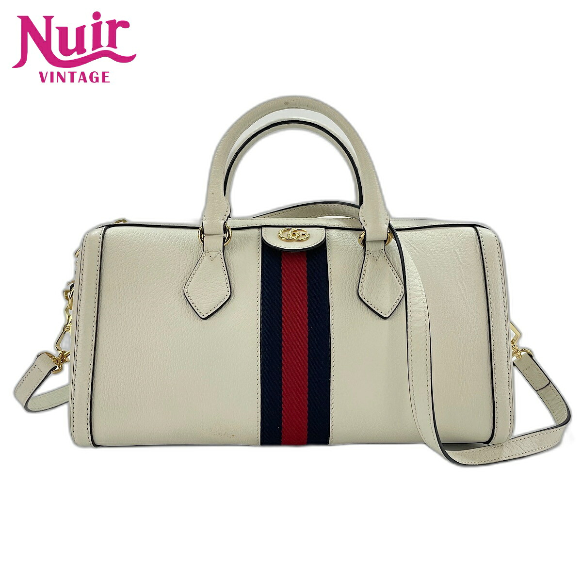 【ポイント最大47.5倍 全商品10%OFF! 7/26 01:59まで】グッチGUCCIオフィディア 2WAYボストンバッグレザーホワイトWS32354【中古】｜NUIR VINTAGE 店