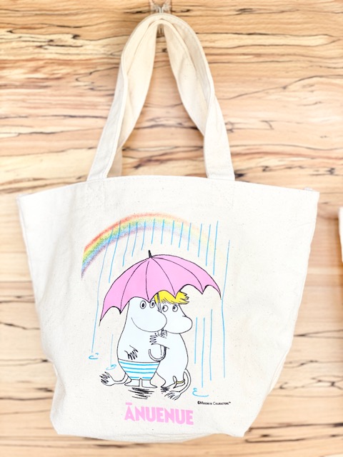 手数料安い 楽天市場 Moomin Shop Hawaii 正規品 ムーミンショップハワイ限定 ムーミン ノンノン フローレン トートバッグ エコバック レインボー 雨 傘 小 アロハ Aloha ハワイ Hawaii ハワイ買い付け 海外雑貨 プレゼント ギフト 贈り物 キャラクター イラスト