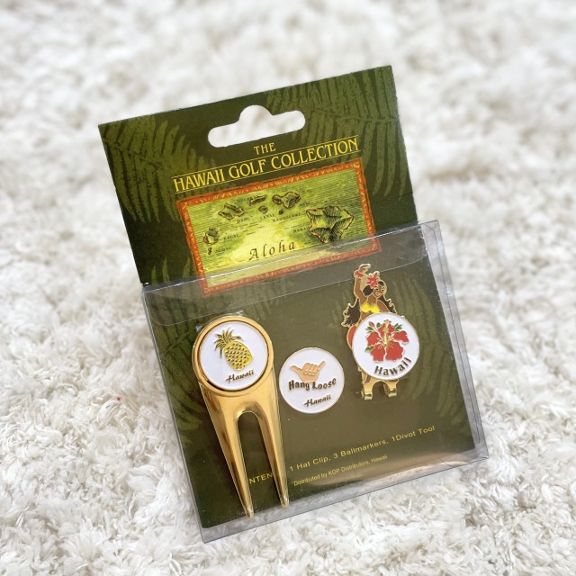【楽天市場】【HAWAII GOLF COLLECTION】【ゴルフマーカー】 グリーンマーカー グリーンフォーク ハワイ ゴルフ ゴルフ