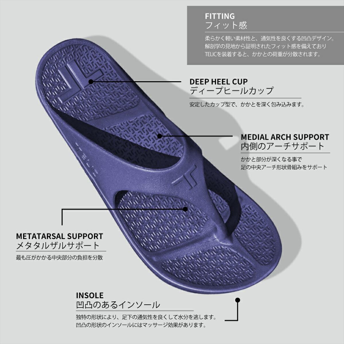 TELIC】TELIC RECOVERY SANDALS W-CLOUD IVORY テリック リカバリー