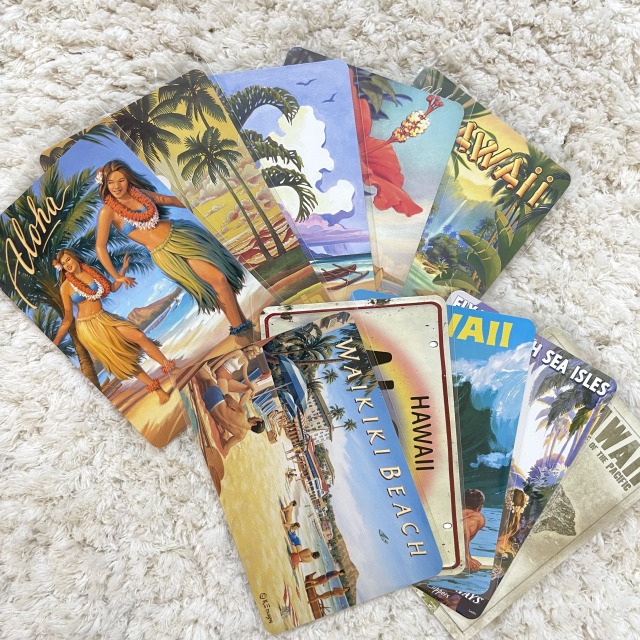 楽天市場】ハワイアン雑貨 ハワイアン ポストカード 絵 はがき