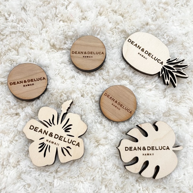 ハワイ限定DEAN&DELUCAチャームバッグチャームレインボー 4色 ハワイ限定 Dean & Deluca 幸せレインボーチャーム (DEAN&DELUCA