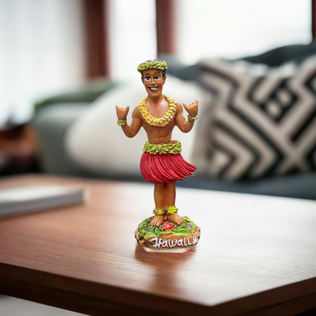 フラガール　置物　ハワイ雑貨 楽天市場】ハワイアン フラガール ダッシュボードドール MINI