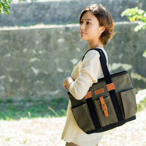 琉球帆布 クラフトマンバッグ（CRAFTSMAN BAG）Ｂ 沖縄伝統 耐久性抜群 シンプルデザイン バッグインバッグ お仕事バッグ 旅行バッグ 沖縄の伝統 耐久性 日常使い 沖縄の風