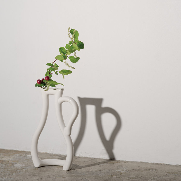 フラワーベース STILL GREEN ceramic japan｜ププ・オンラインショップ