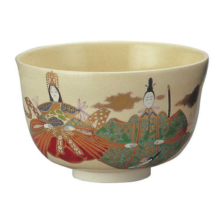 楽天市場】茶碗 黒仁清 内裏雛 宮地英香作 茶道具 茶道 ひな祭り 春の