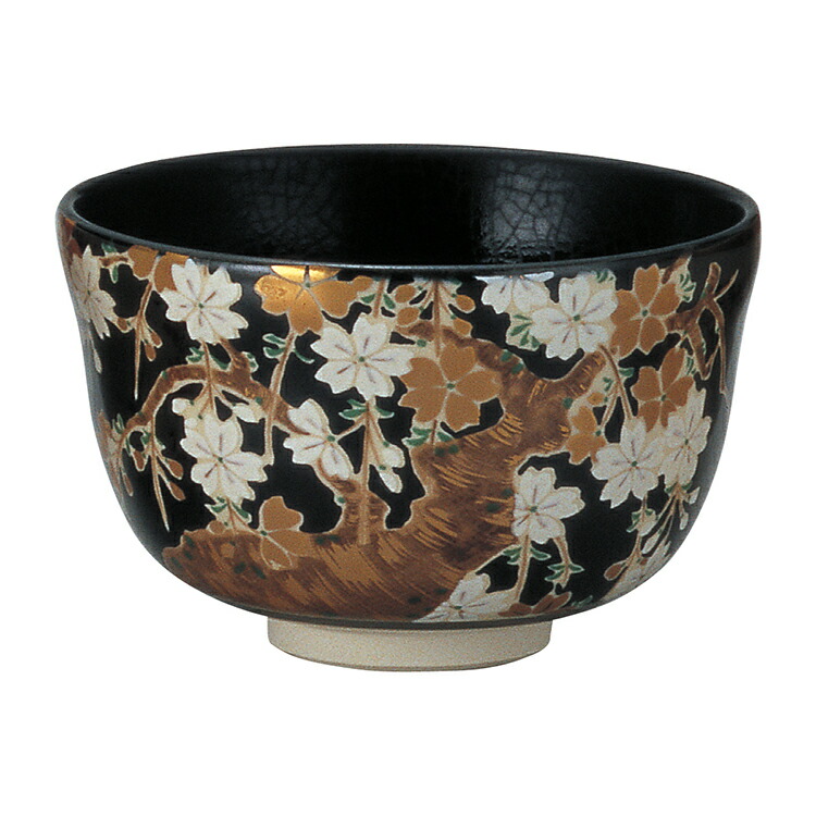 茶碗 宮地英香 黒仁清 武蔵野 新品 茶道具 抹茶茶碗 黒仁清写 武蔵野 宮地英香作 黒仁清写し 茶道