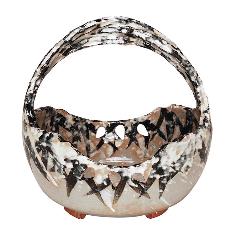 楽天市場】手鉢 乾山写 雪笹 太仙窯（化粧箱） : 茶道具商 左座園