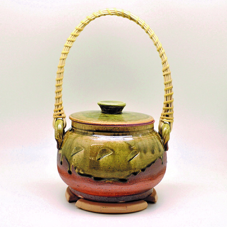 楽天市場】【茶器/茶道具 水屋道具】 火消壺（火消壷） 黒四方陶器製